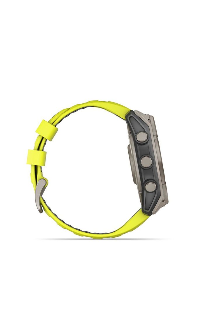 fenix 8 – 51mm, Solar Sapphire, Titanium with yellow/graphite-4