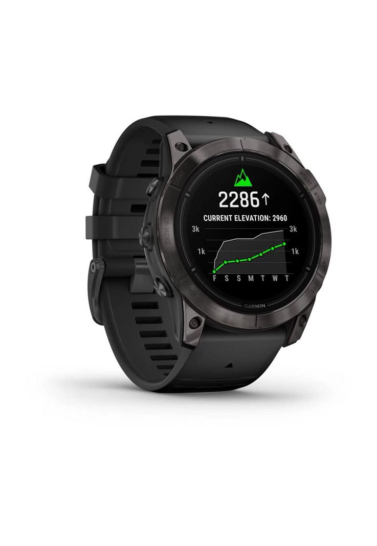 Smartwatch epix Pro (g2) Sapph 51mm Crbn Gray DLC Ti w/Blk-1