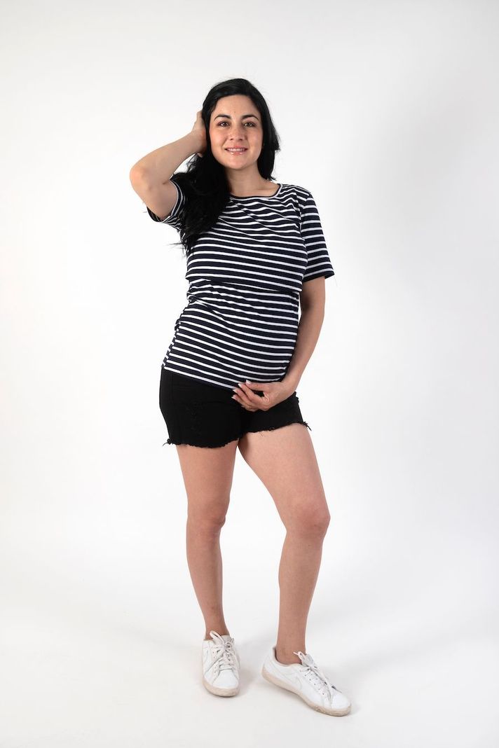 Polera Cathy Embarazo & Lactancia Black-0