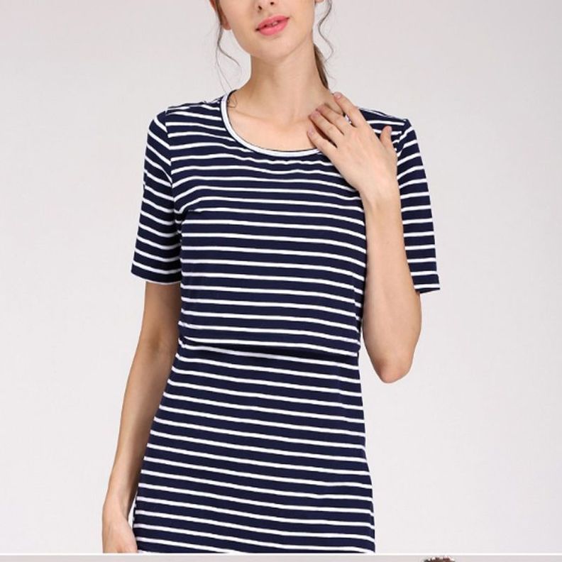 Polera Cathy Embarazo & Lactancia Black-1