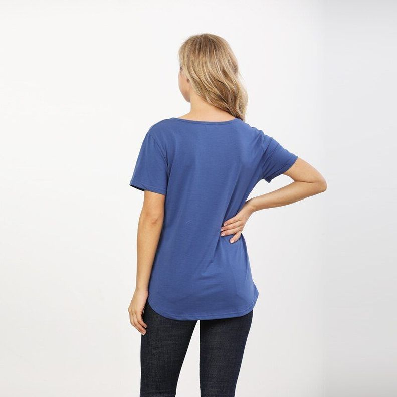 Polera Embarazo & Lactancia Gloria Blue-3