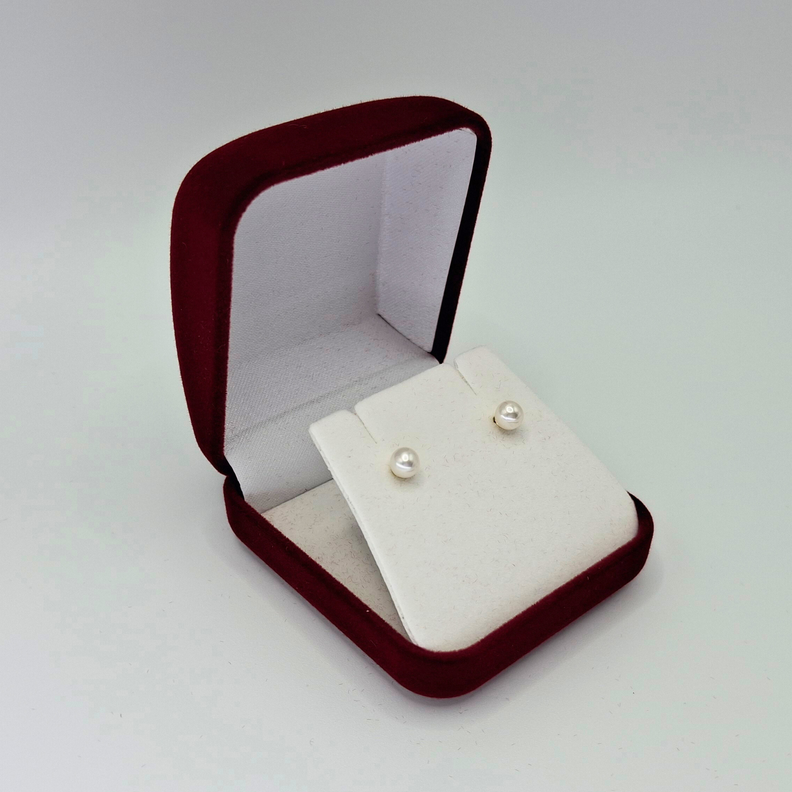 Aros abridores para bebé y niña, modelo Perla  cultivada 3,5mm, oro18k-2