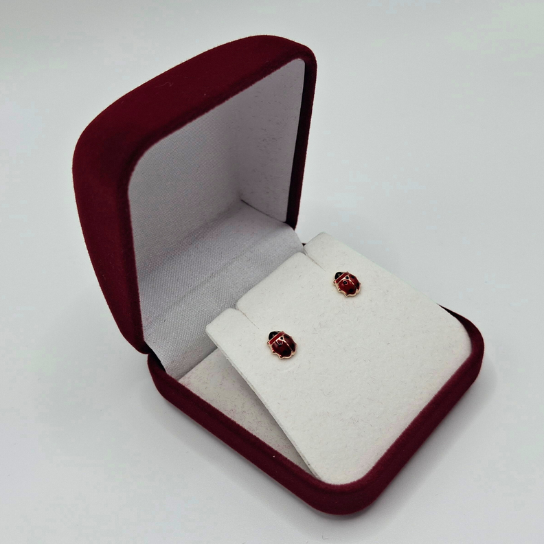 Aros abridores para bebé  y niña de oro 14k modelo chinitas.-3