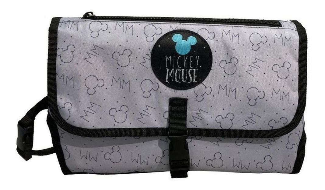 Mudador Portátil Mickey Mouse Gris-6