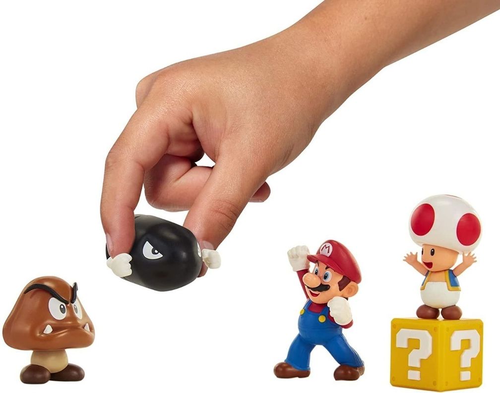 Nintendo Acorn Plains Diorama Set Con Accesorios Super Mario-5