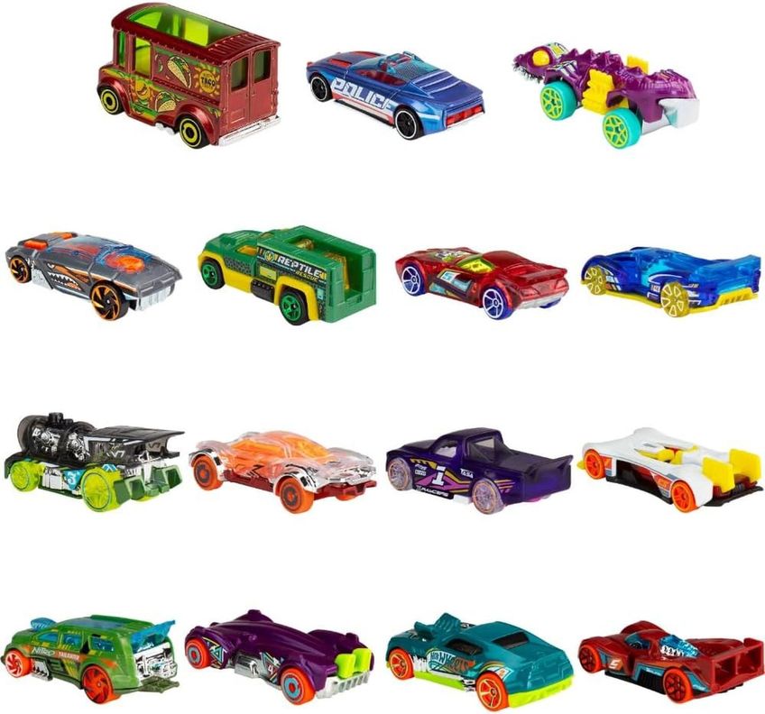 HOT WHEELS SET DE 5 AUTOS BÁSICOS MODELO PUDE VARIAR-3