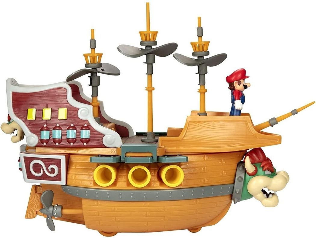 Super Mario- Deluxe Bowser's Airship Playset - Nintendo Cafe 1 Kg