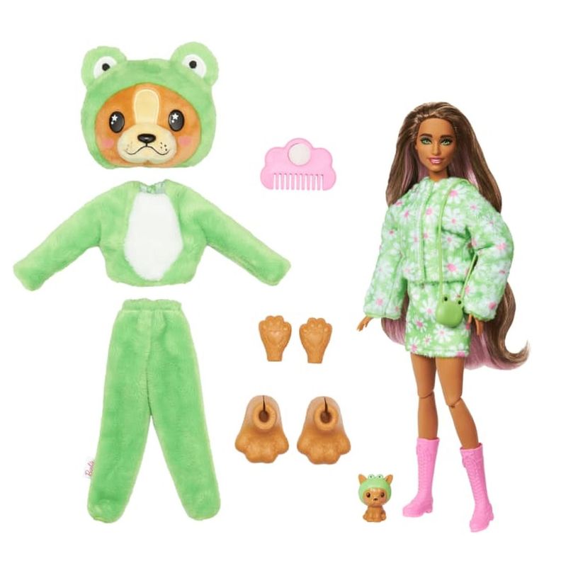 Barbie Cutie Reveal Perrito Disfrazado De Rana-1