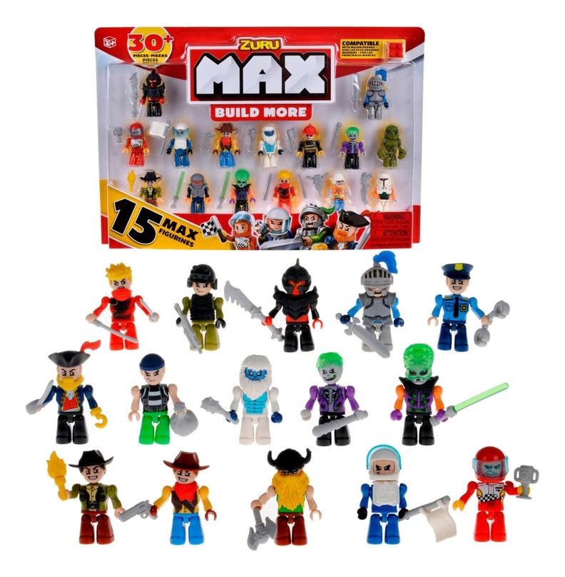 Pack 15 Figuras Zuru Max Compatible Con Las Grandes Marcas-2