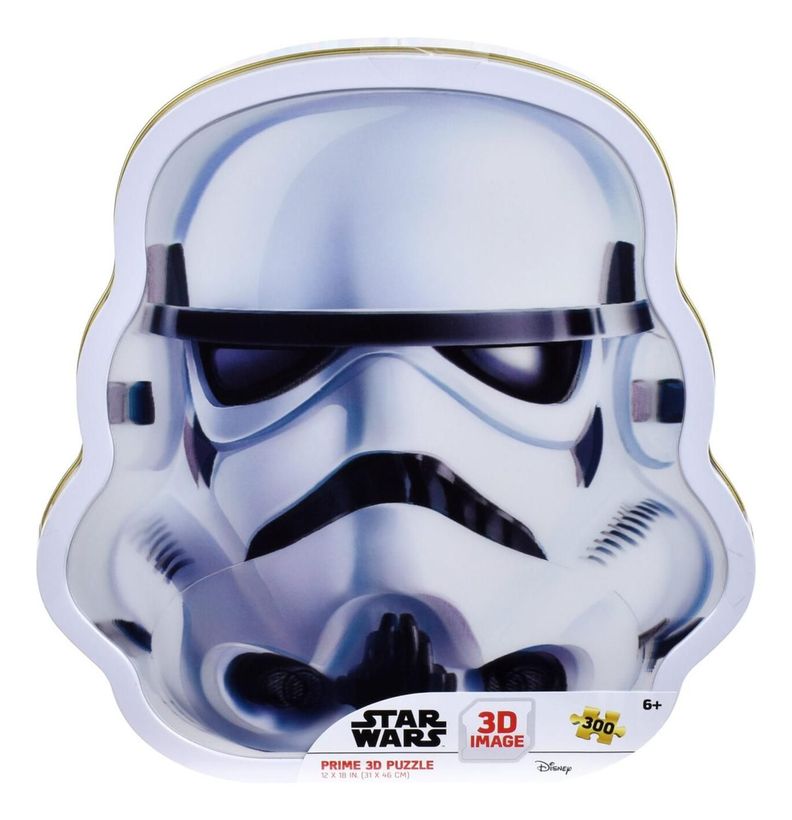 Puzzle 3d De 300 Piezas En Lata Con Forma Star Wars-0