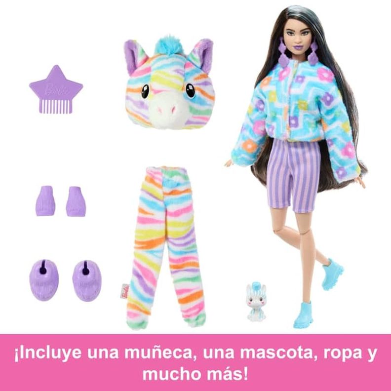 Barbie Cutie Reveal Colores De Ensueño Cebra-2