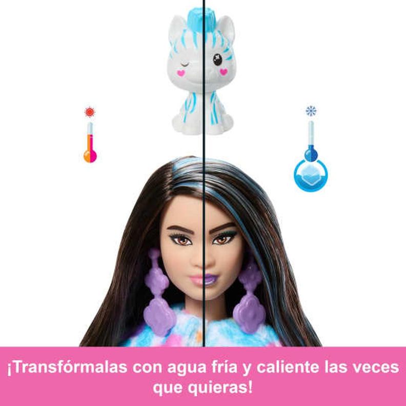 Barbie Cutie Reveal Colores De Ensueño Cebra-4