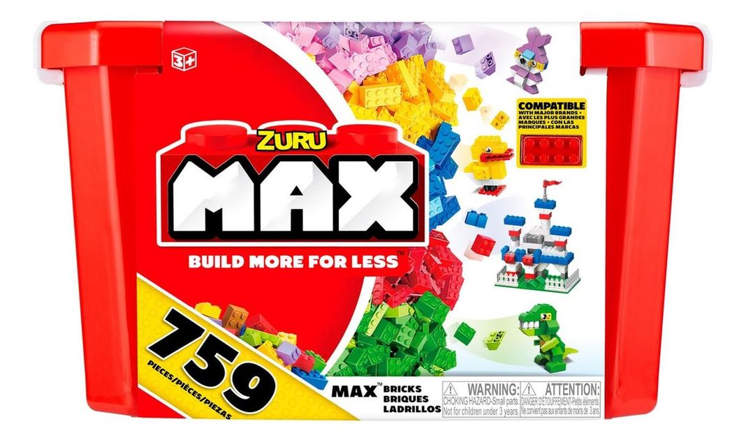 Zuru Max Set 759 Bloques En Balde-0