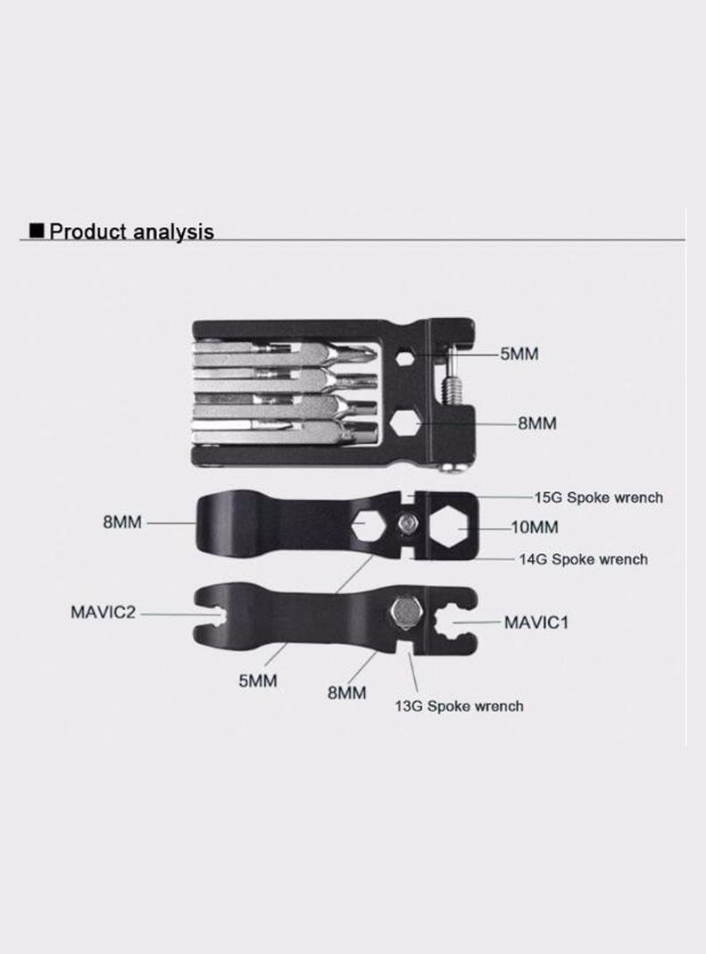 Set Herramientas Multifuncion Rockbros Gj8060-5