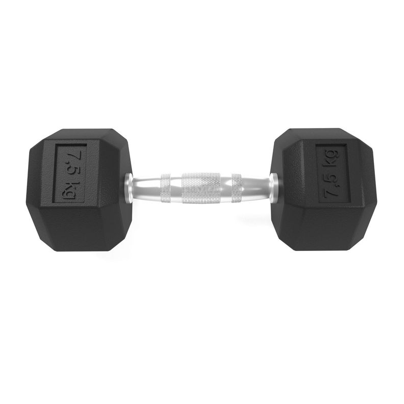 Mancuerna Hexagonal Caucho De 7.5 Kg Limitless-0
