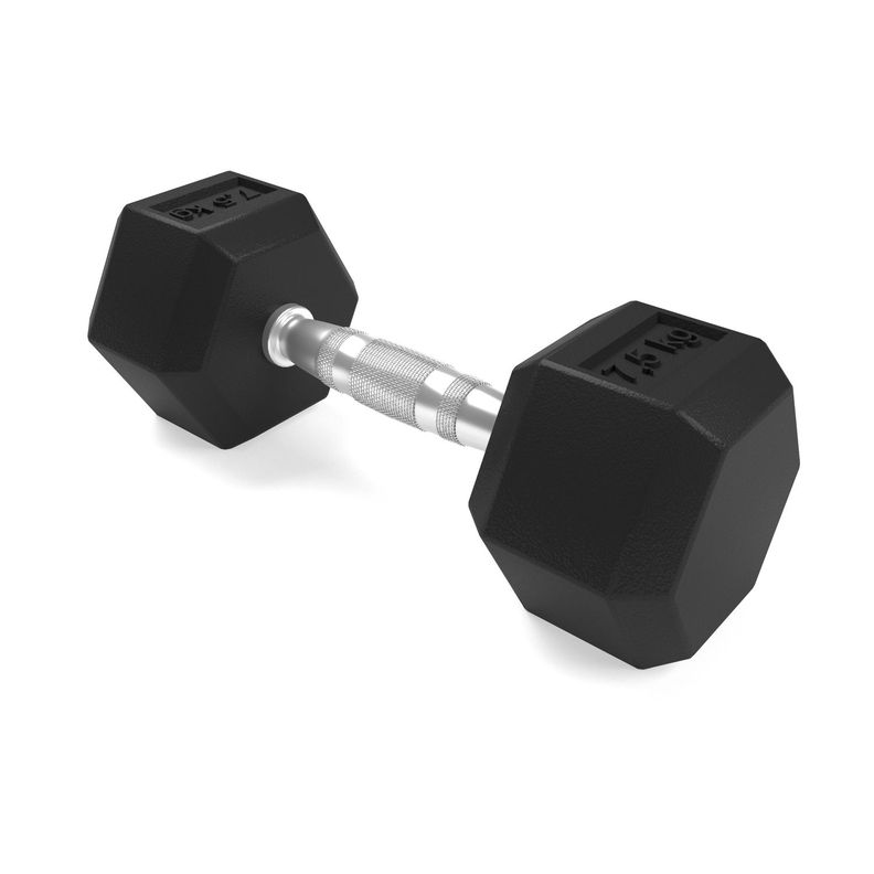 Mancuerna Hexagonal Caucho De 7.5 Kg Limitless-1