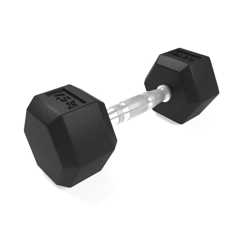 Mancuerna Hexagonal Caucho De 7.5 Kg Limitless-3