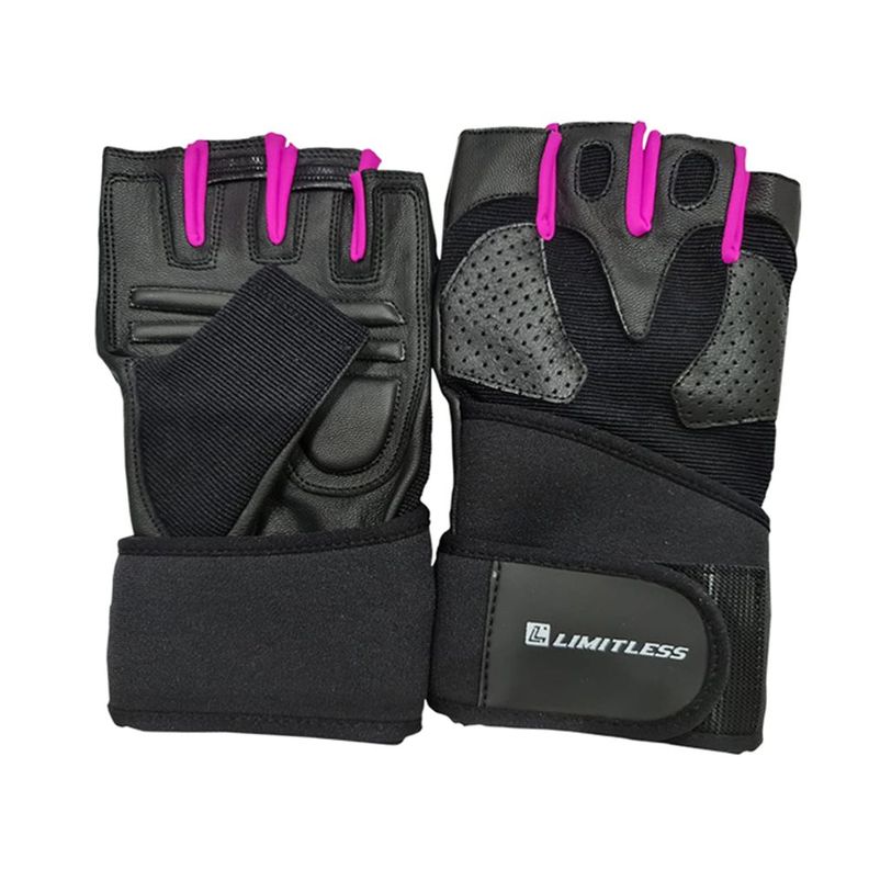 Guante Fitness Mujer Limitless Negro/fucsia-0