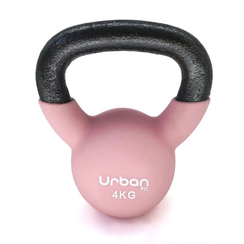 Pesa Rusa De Neopreno De 4 Kg Rosa Urban Fit-0