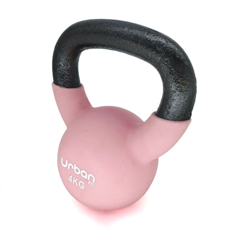 Pesa Rusa De Neopreno De 4 Kg Rosa Urban Fit-1