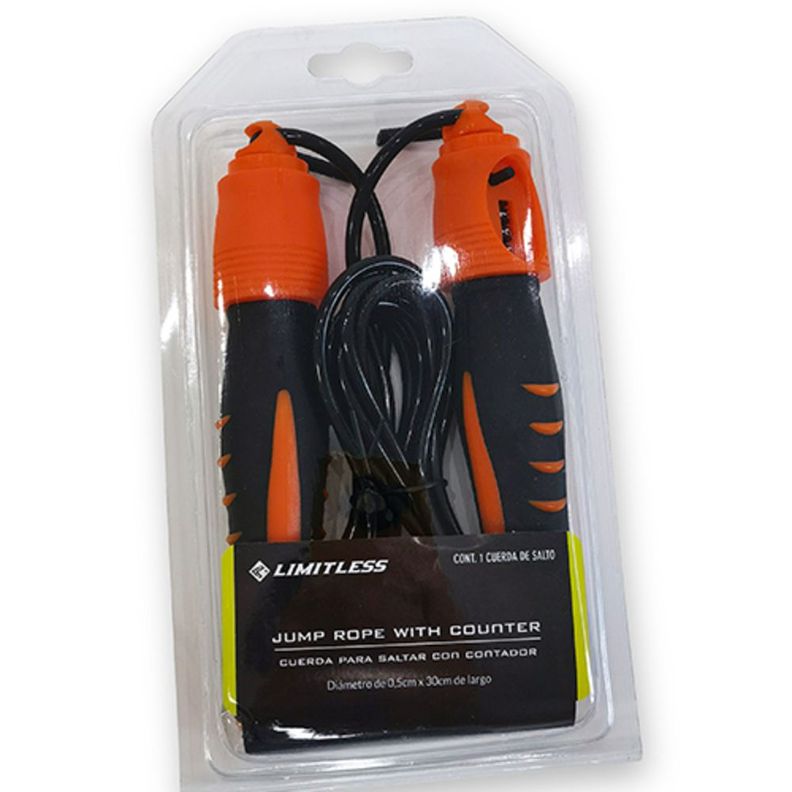 Cuerda De Salto Con Manillas De Pvc Limitless-1