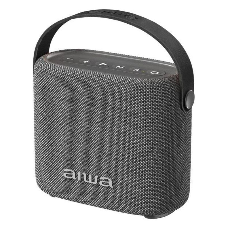 Parlante Portátil 7W. Bluetooth TWS - Recargable USB y con Radio / Aiwa Modelo AWSS70BTGB-0