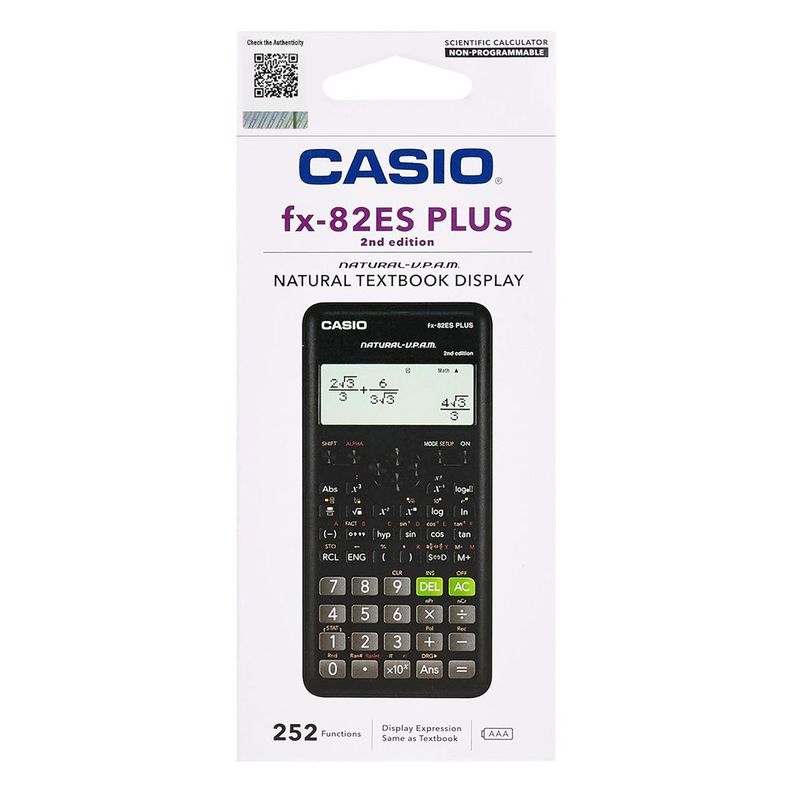 Calculadora Científica / Casio Modelo FX-82ES Plus Segunda Edición-4