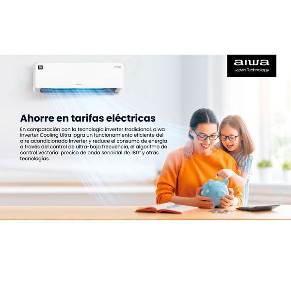 Aire Acondicionado Aiwa Split Inverter Frio Calor 18000btu AW-18INVG-4