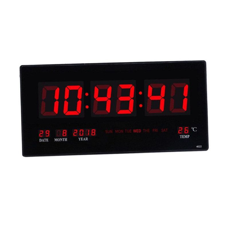 Reloj Calendario Digital Pared Sala Cocina Dormitorio Lau-0