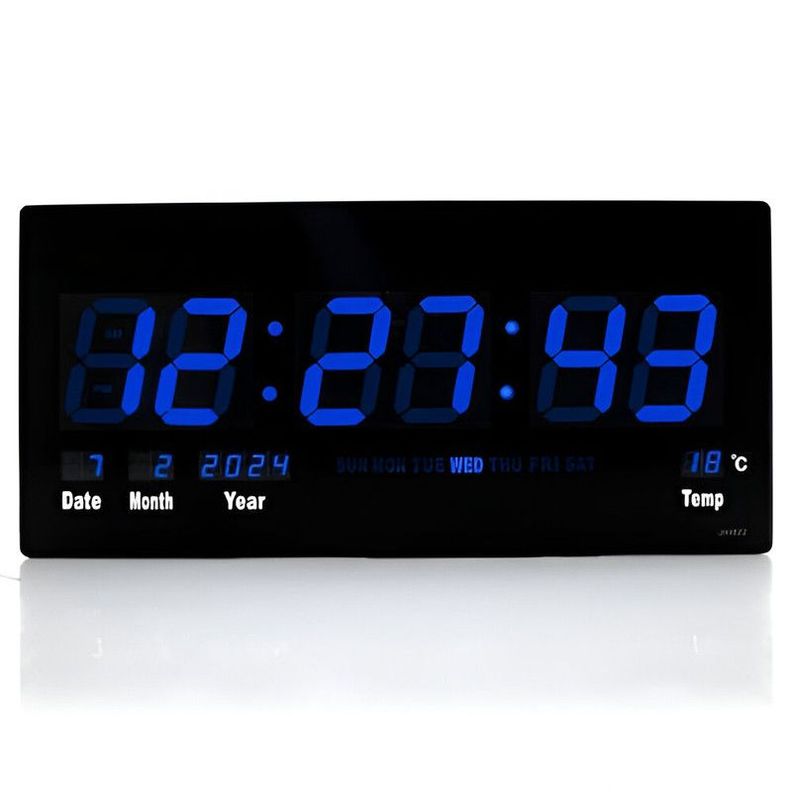 Reloj Calendario Digital Pared Sala Cocina Dormitorio Lau-2