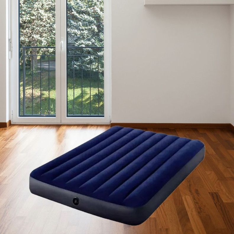 Colchon Inflable Atercipelado 2 Personas Camping Hogar Lau-1
