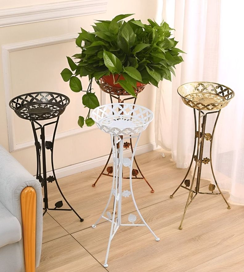 Porta Maceta Decorativo Soporte Plantas Exhibición Jhn-7