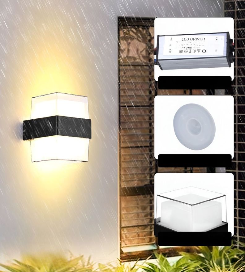 Aplique LED Decorativo Pared Luz Cálida Diseño Moderno Jhn-9