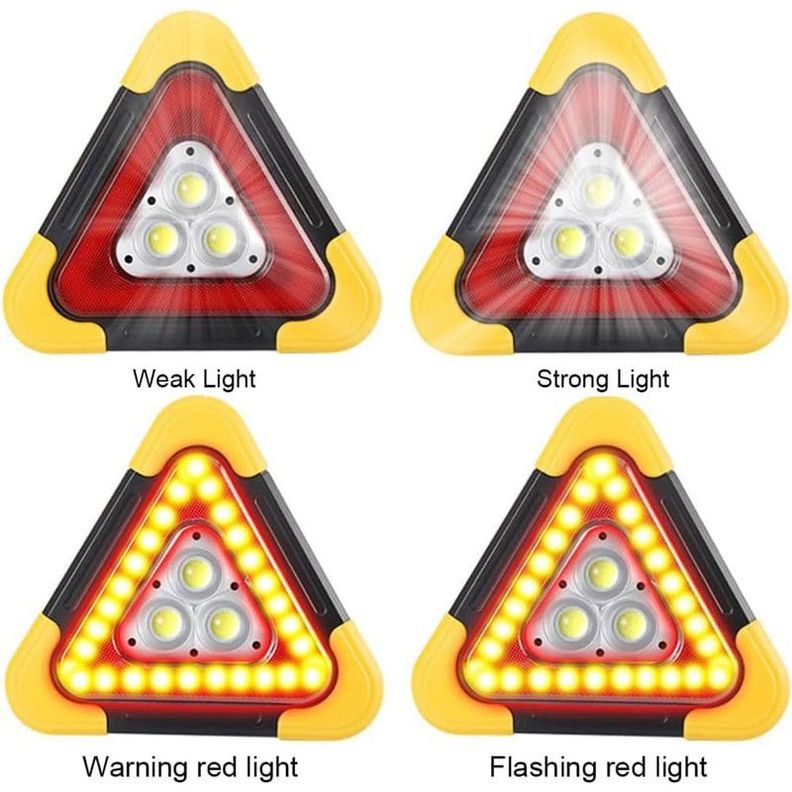 Luz Emergencia Triangular LED USB Reflectante Lau-2
