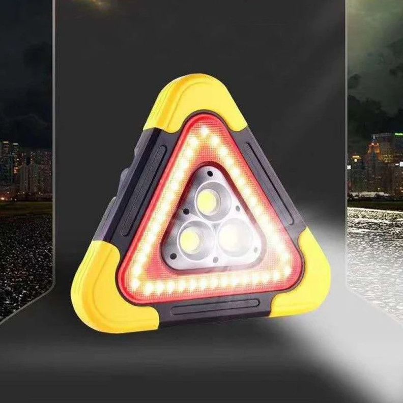 Luz Emergencia Triangular LED USB Reflectante Lau-7