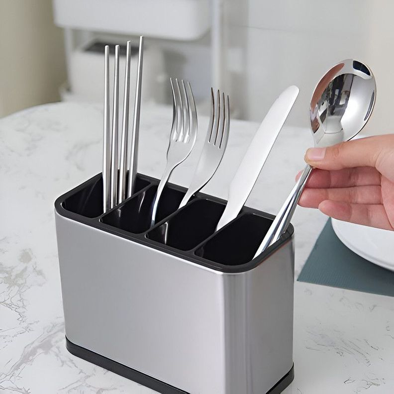 Organizador Escurridor Cubiertos Cocina Practico Lau-3