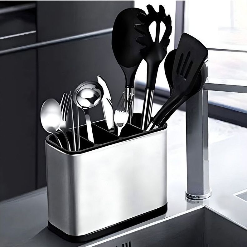 Organizador Escurridor Cubiertos Cocina Practico Lau-9