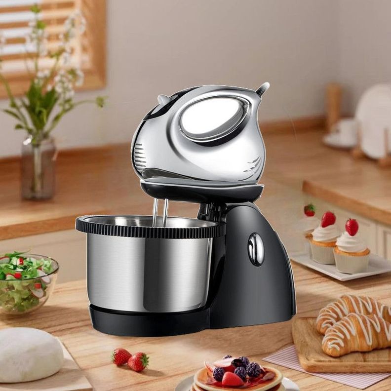 Batidora Pedestal Mezcladora 2.5 LTS Acero Cocina Lau-1