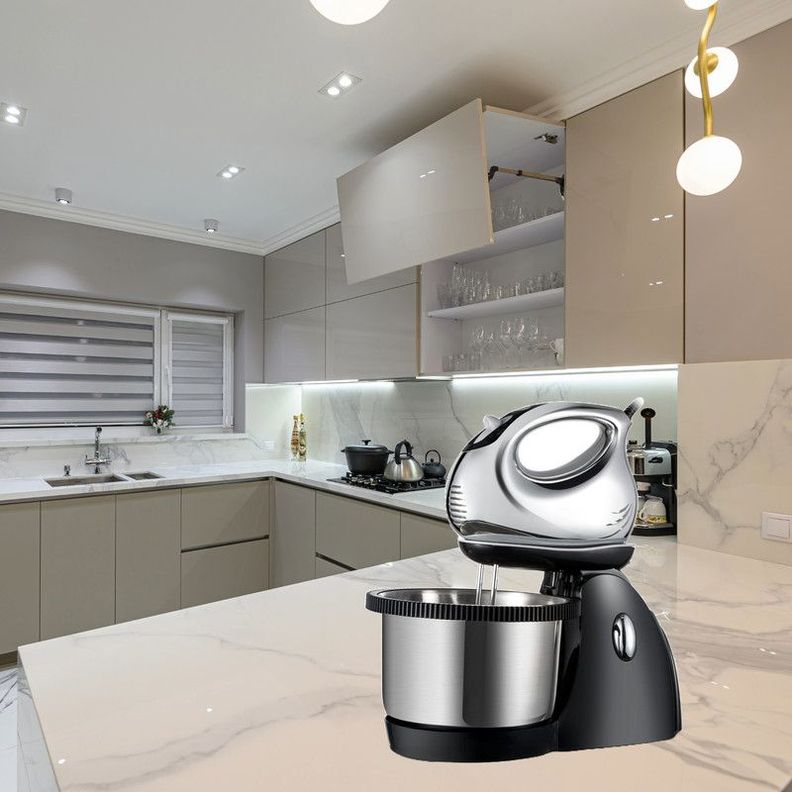 Batidora Pedestal Mezcladora 2.5 LTS Acero Cocina Lau-4