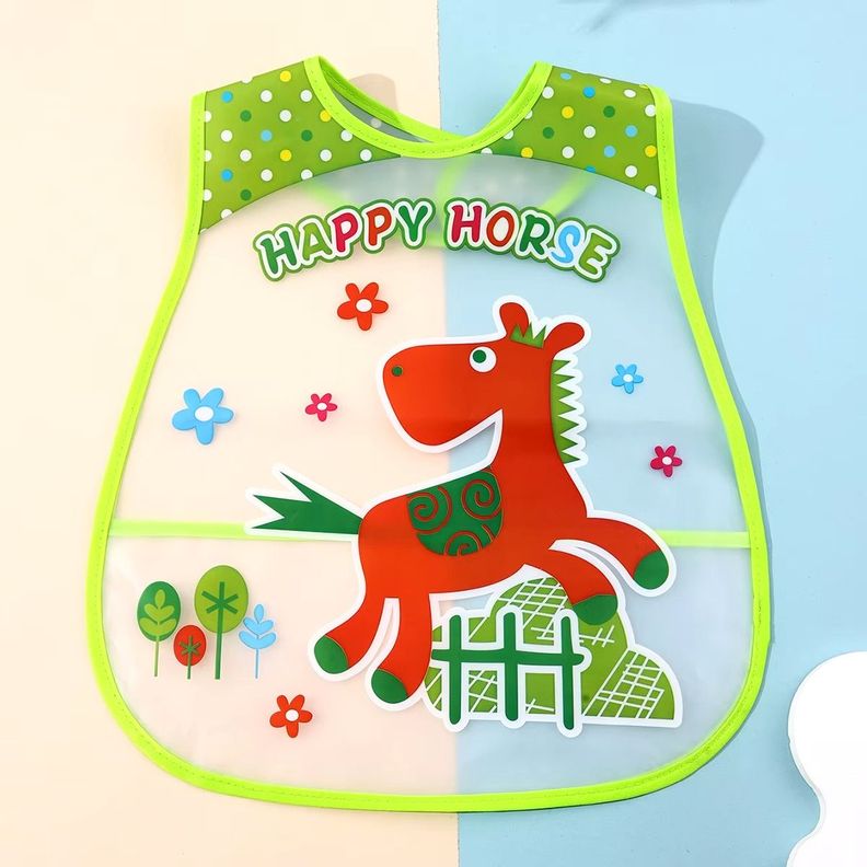 Set de 8 Baberos Impermeables Bebés Ajustable Unisex Jhn-9