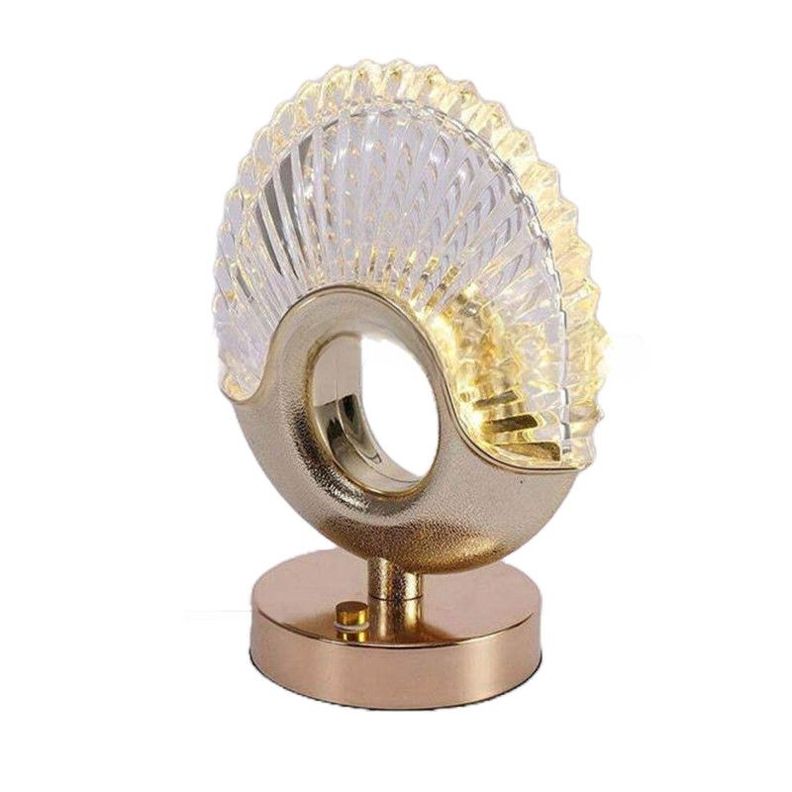 Lampara Mesa Nordica Romantica Acrilico Moderna Lau-2