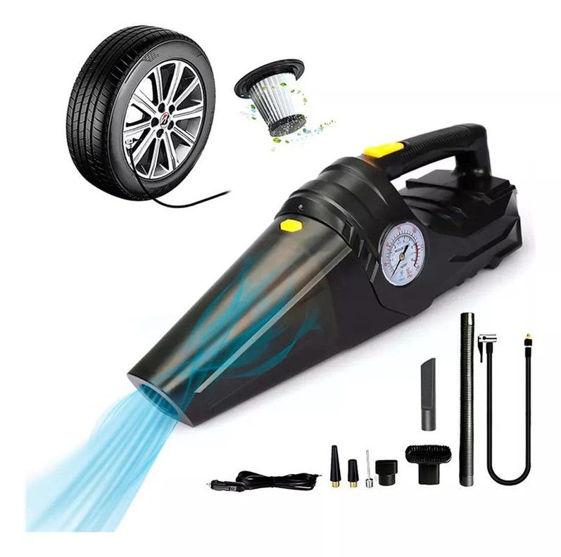Aspiradora Sopladora Bomba De Aire Portátil Auto 12v Lau-3