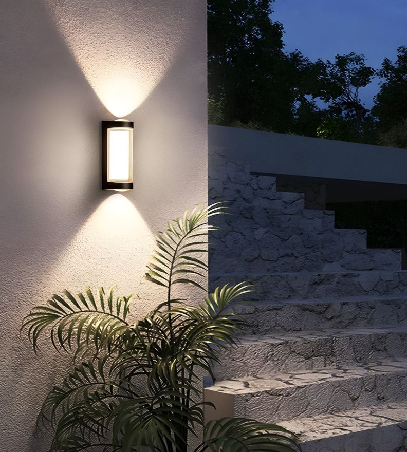 Aplique Decorativo Pared LED Lámpara Negro Moderno Jhn-8