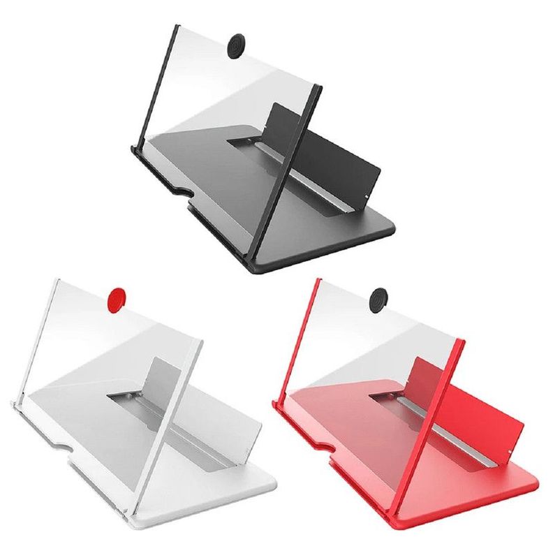 Set 3 Amplificador Pantalla Telefono Soporte Plegable Lau-4