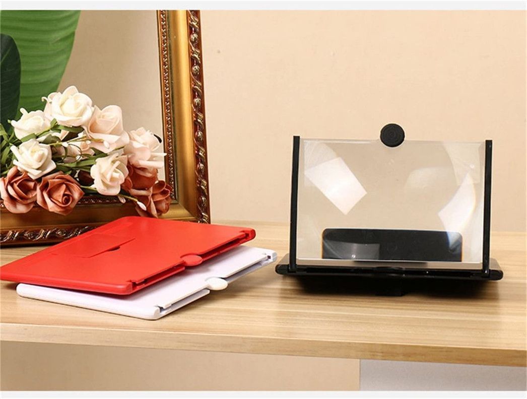 Set 3 Amplificador Pantalla Telefono Soporte Plegable Lau-5