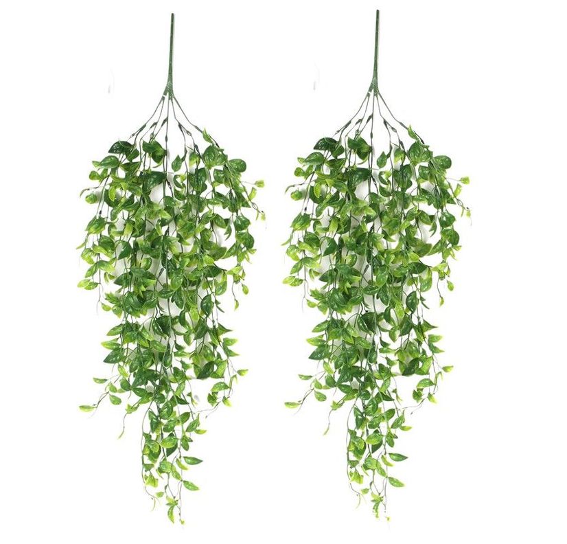 Set 2 Plantas Ramo Arbusto Artificial Ramo Colgante Lau-2