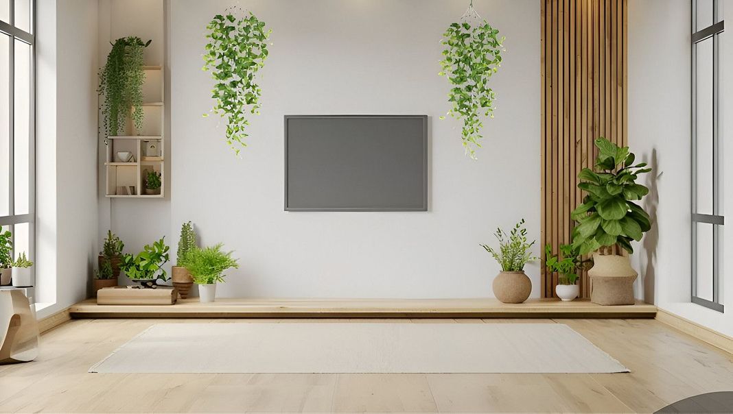 Set 2 Plantas Ramo Arbusto Artificial Ramo Colgante Lau-6