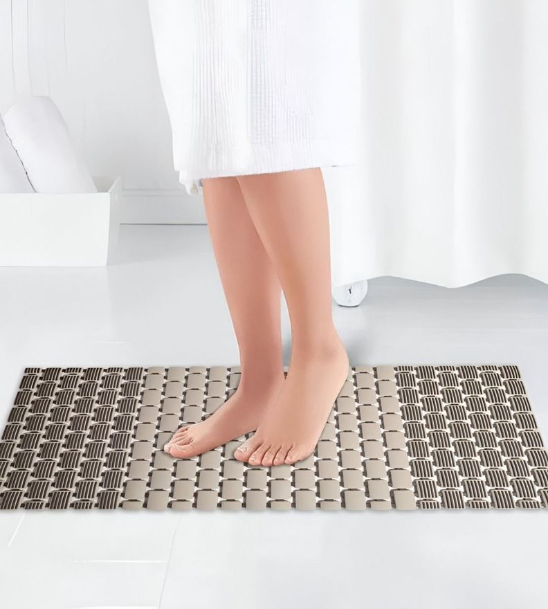 Alfombra Baño Ducha Drenaje Antideslizante TPE Jhn-2