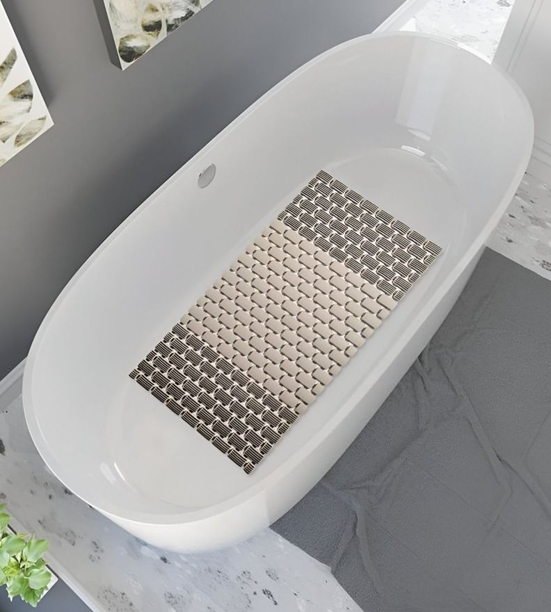 Alfombra Baño Ducha Drenaje Antideslizante TPE Jhn-4
