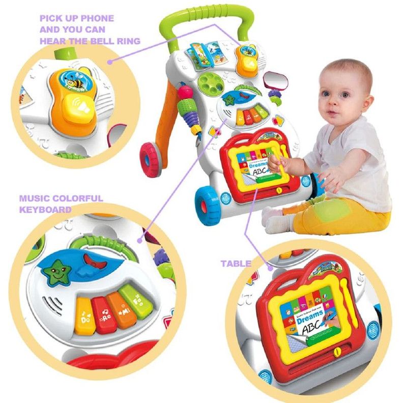 Juguete Caminador Carrito Musical Multifuncional Bebes Lau-9